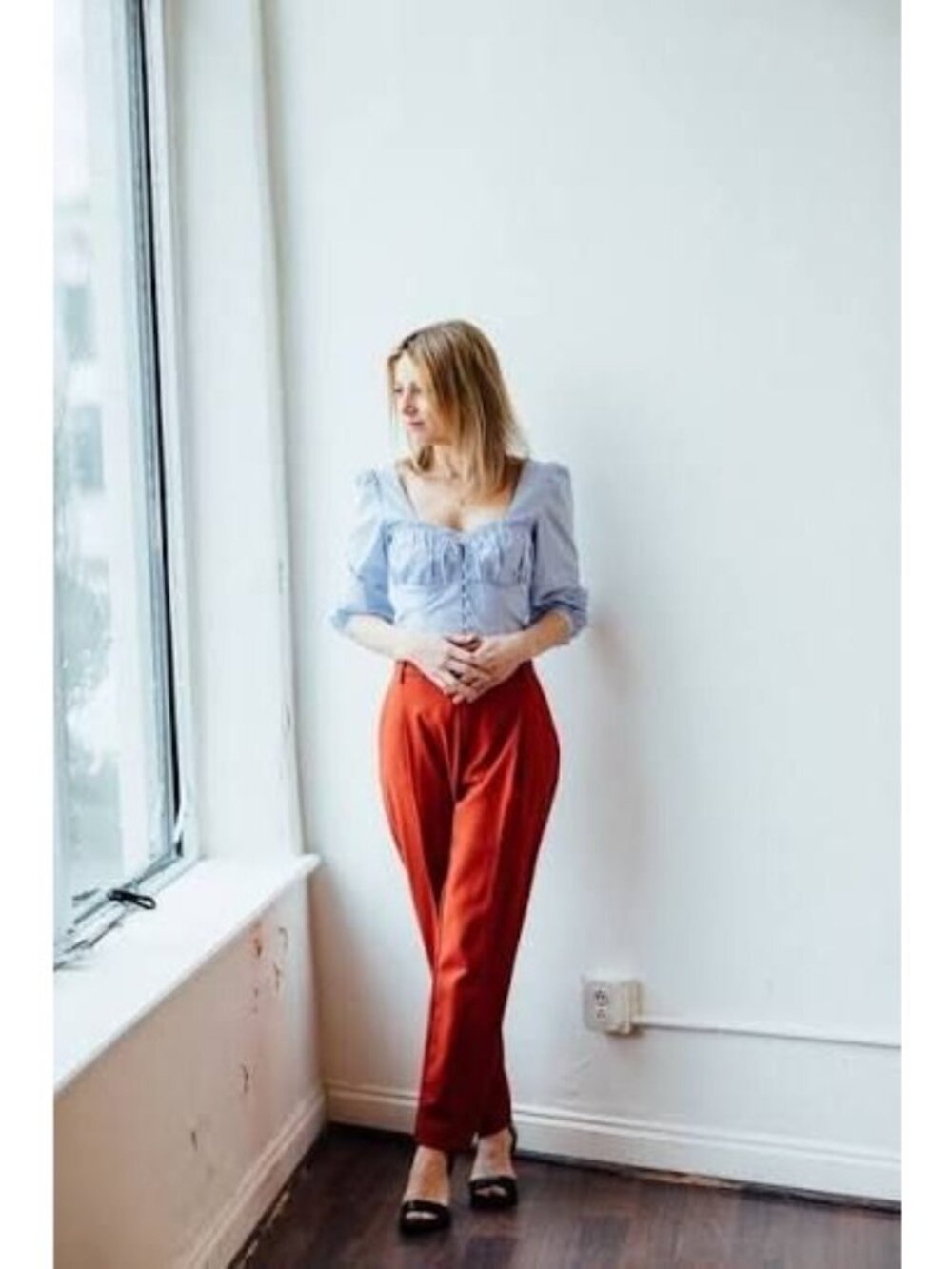 ANINE BING Becky Rust Trousers Pants Size 36 / US 6 NEW NWT